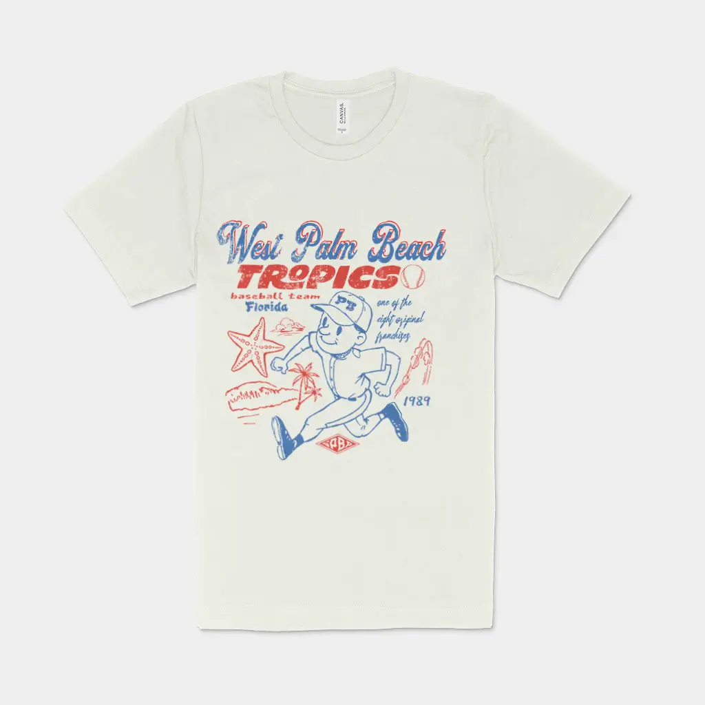 Alternative view of West Palm Beach Tropics Graphic Tee
