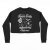 Visit Santa Carla 1987 Crop Sweatshirt