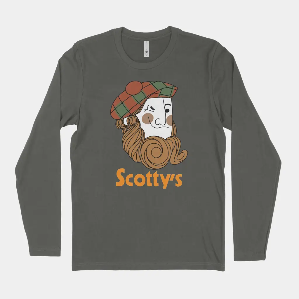 Scotty's Builders Supply raglan sleeve tee