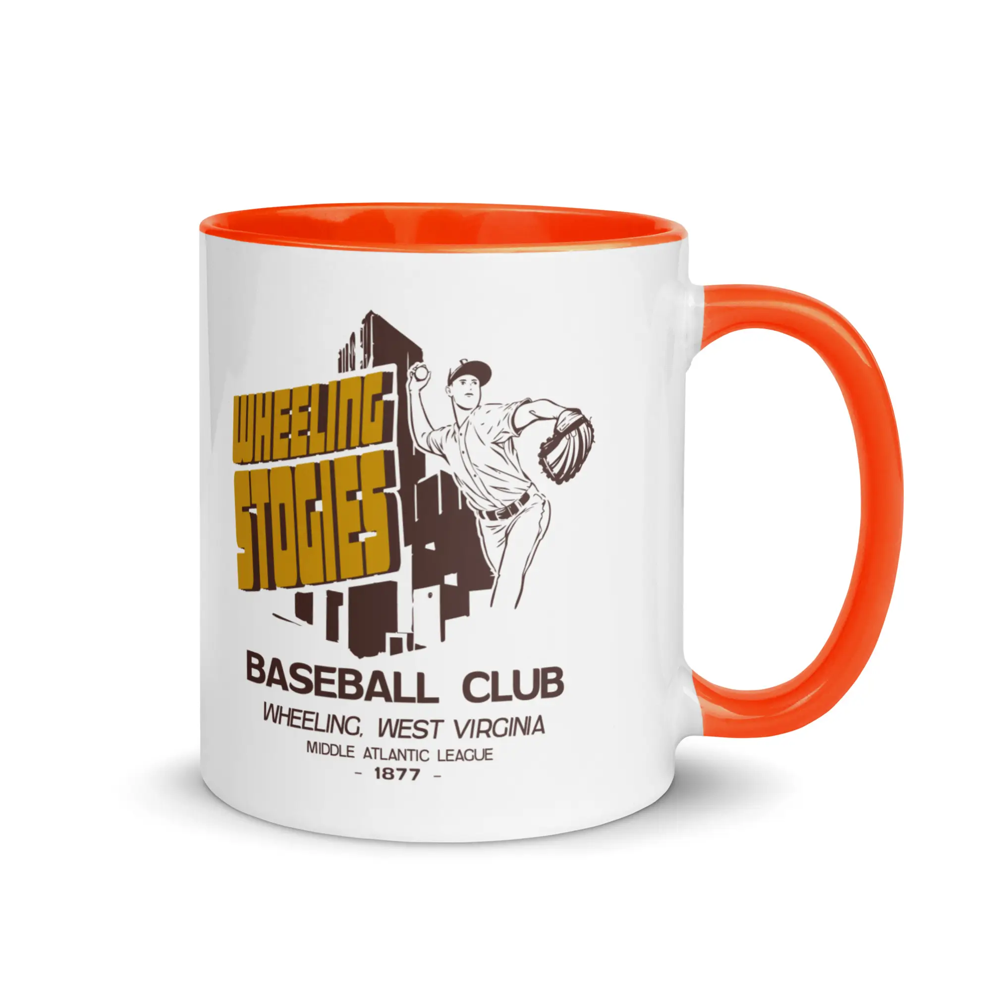 Alternative view of wheeling stogies Mug