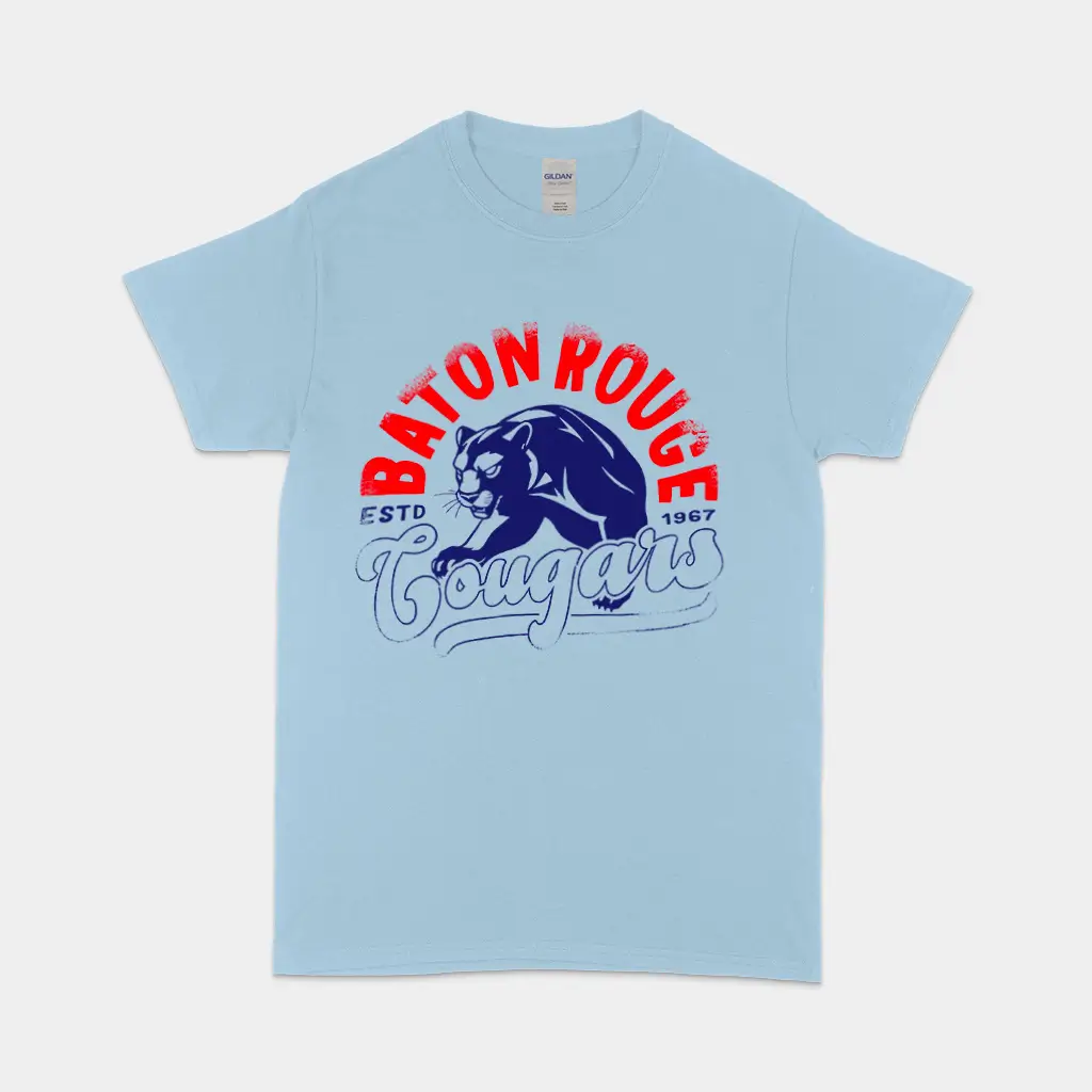 Baton Rouge Cougars 1976 Texas Short-Sleeve Unisex T-Shirt - Gulf States League