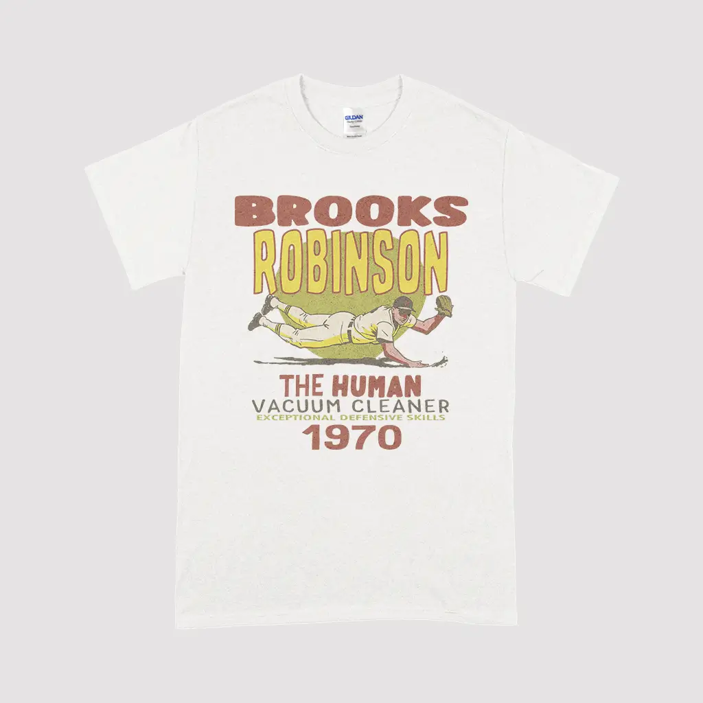 Alternative view of Brooks Robinson Graphic T-shirts