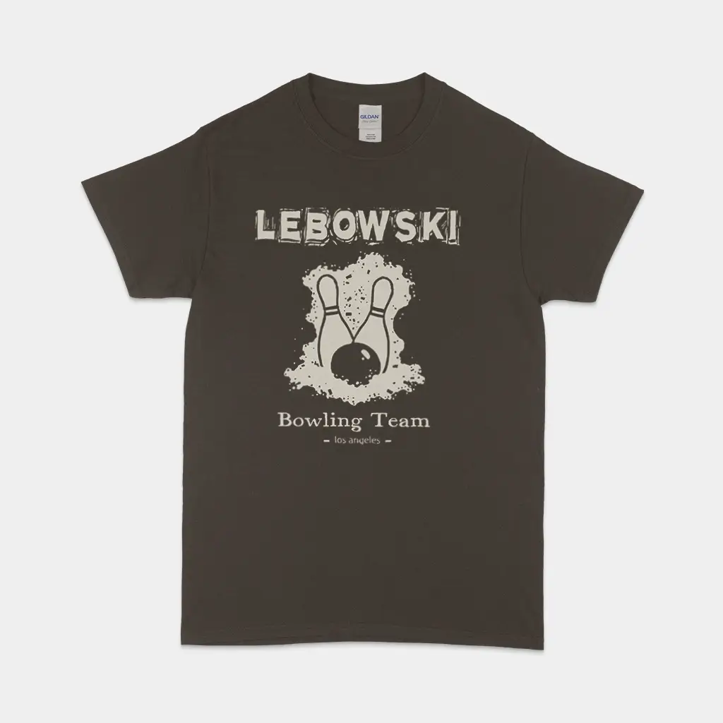 Alternative view of Lebowski Bowling Team Graphic Tee