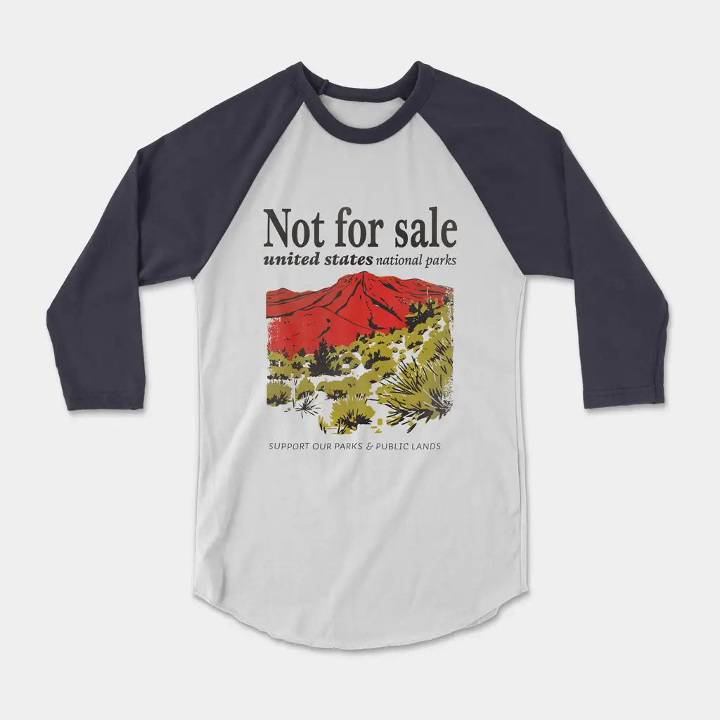 Alternative view of National Parks Not For Sale 3/4 long sleeve