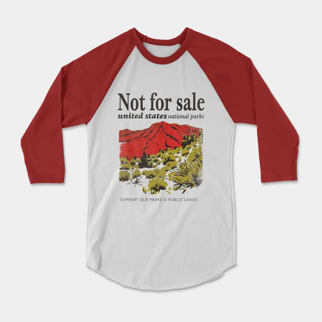 National Parks Not For Sale 3/4 long sleeve