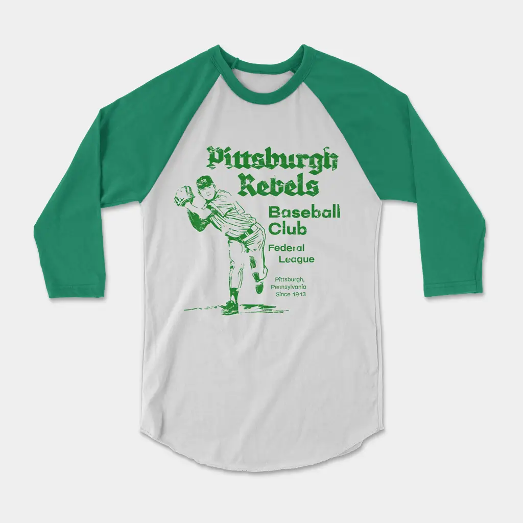 Pittsburgh Rebels ¾ Sleeve Raglan Tee