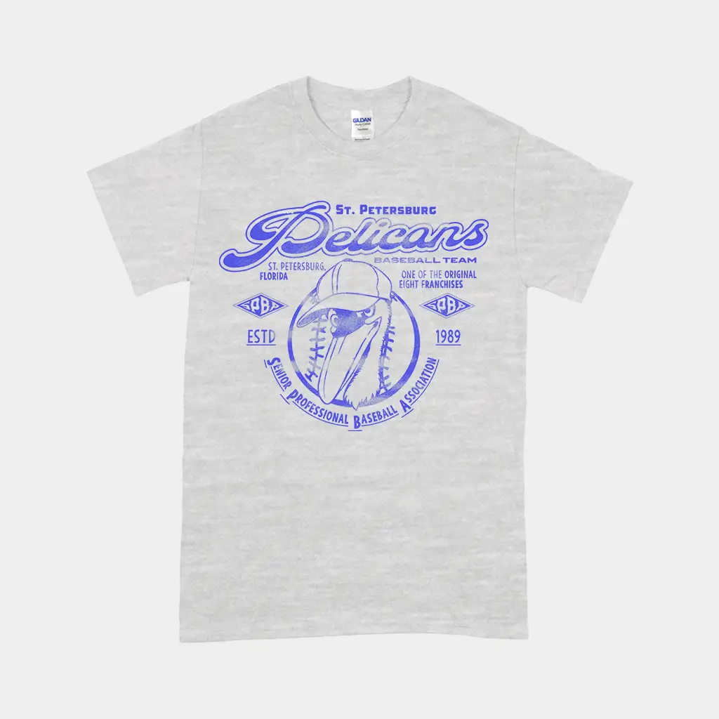 St Petersburg Pelicans vintage baseball graphic tee 1989