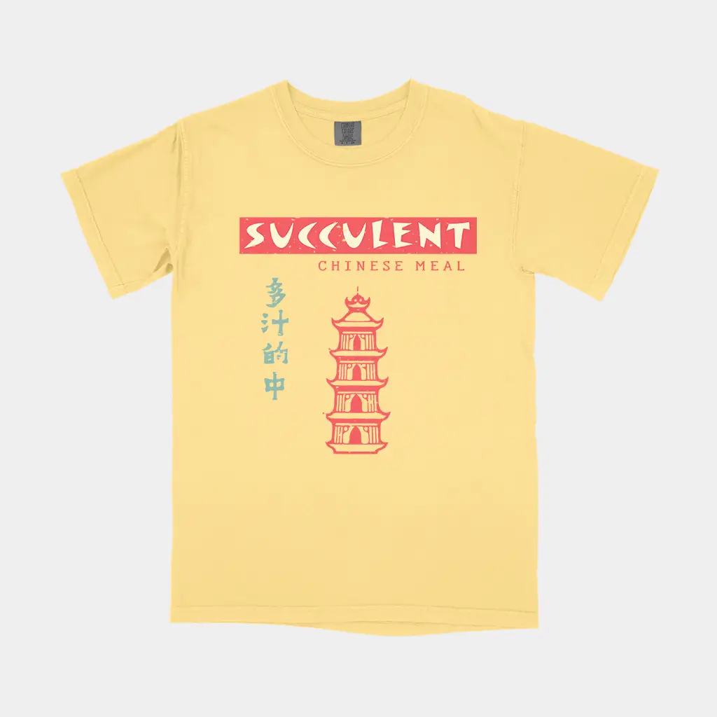 Succulent Chinese Meal Garment-Dyed T-Shirt