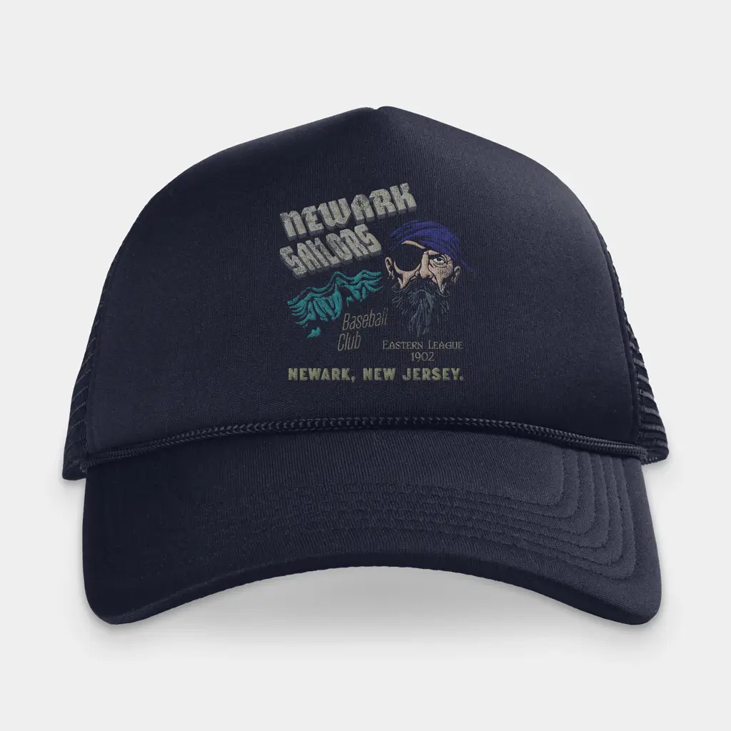 Alternative view of Newark Sailors men's trucker hat