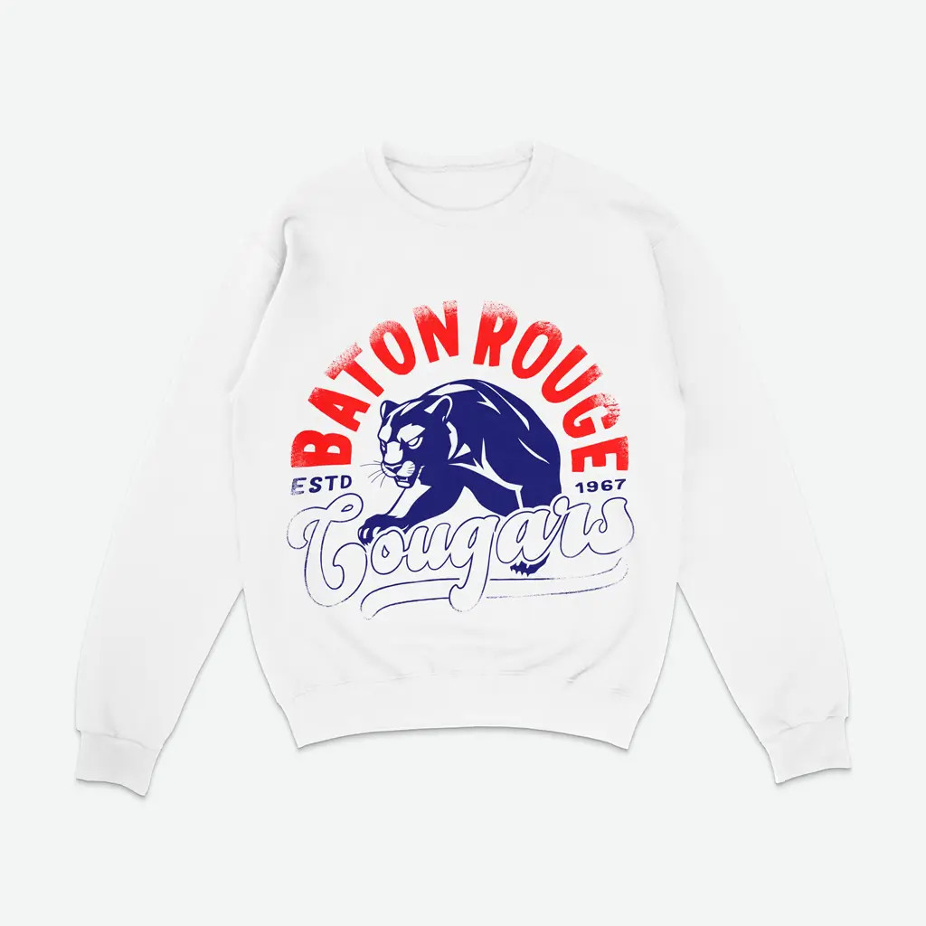 Alternative view of Baton Rouge Cougars sweatshirt