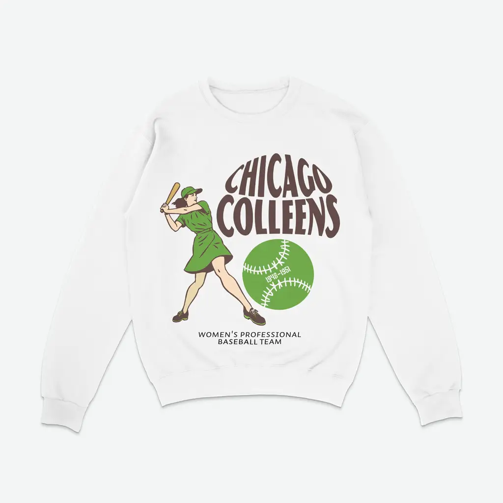 Alternative view of Chicago Colleens sweatshirt