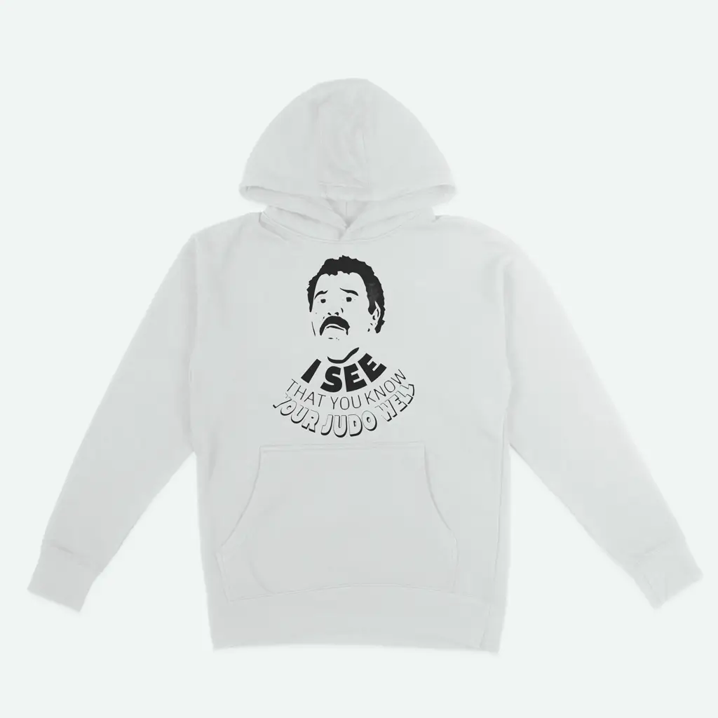 Alternative view of I see you know your judo well Pullover hoodie