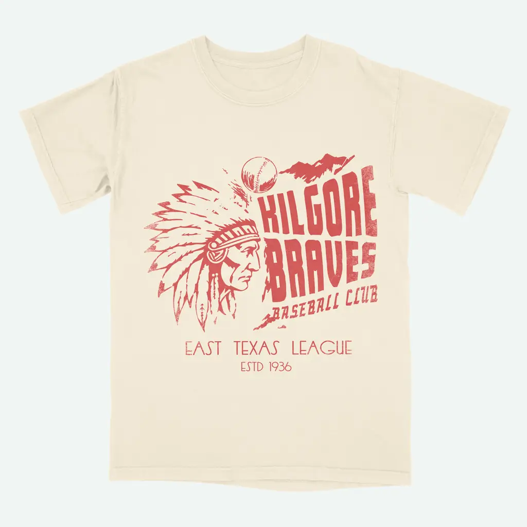 Kilgore Braves Garment-Dyed T-Shirt