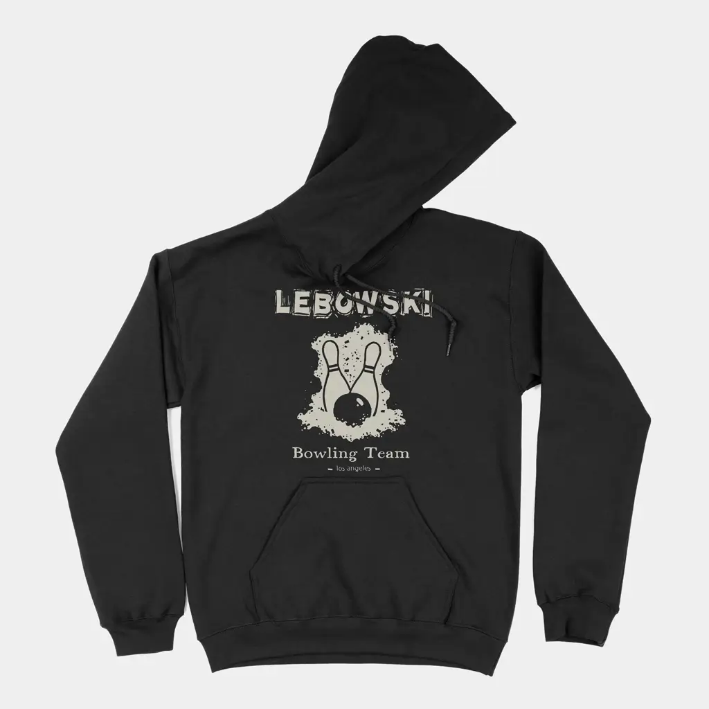 Alternative view of Lebowski Bowling Team Pullover hoodie