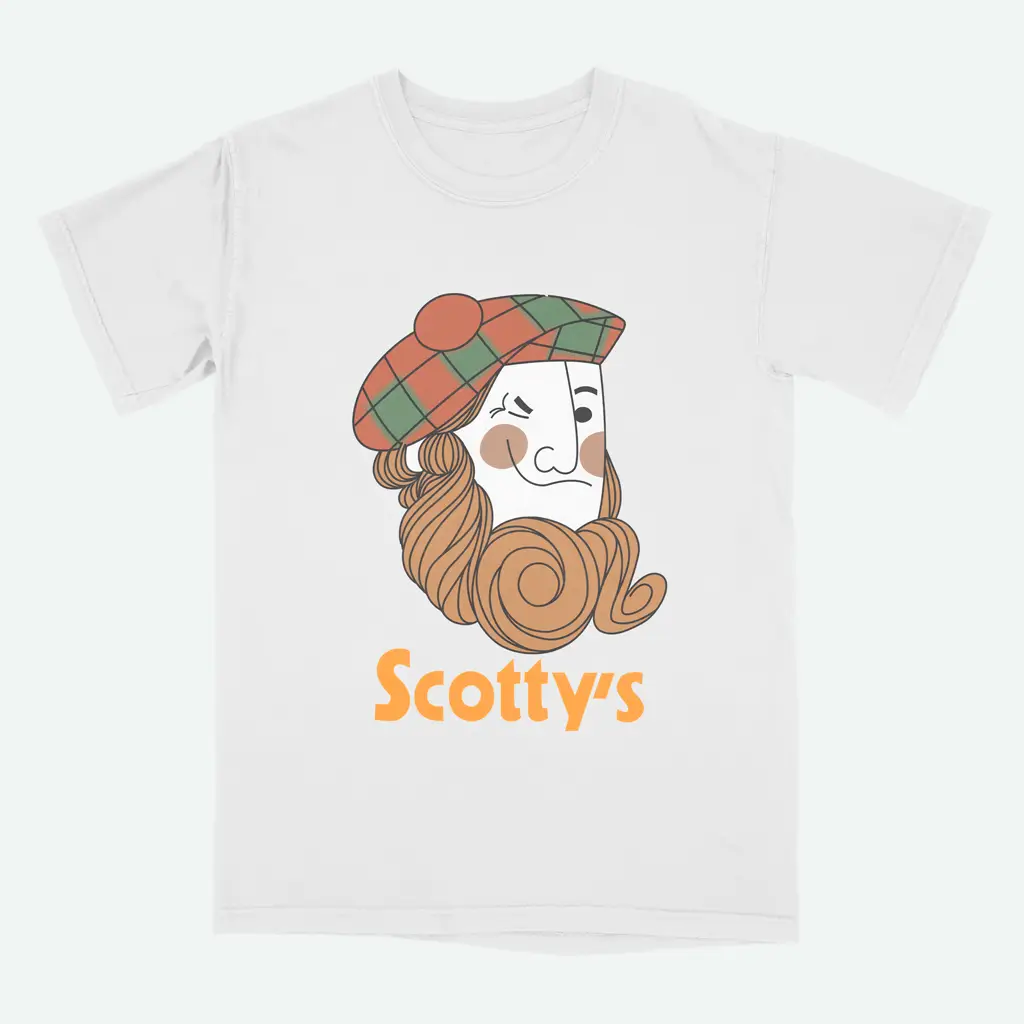 Alternative view of Scotty's Builders Garment-Dyed T-Shirt