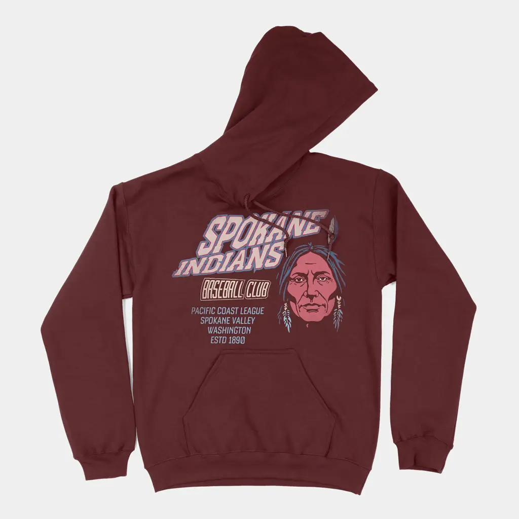 Alternative view of Spokane Indians Pullover hoodie