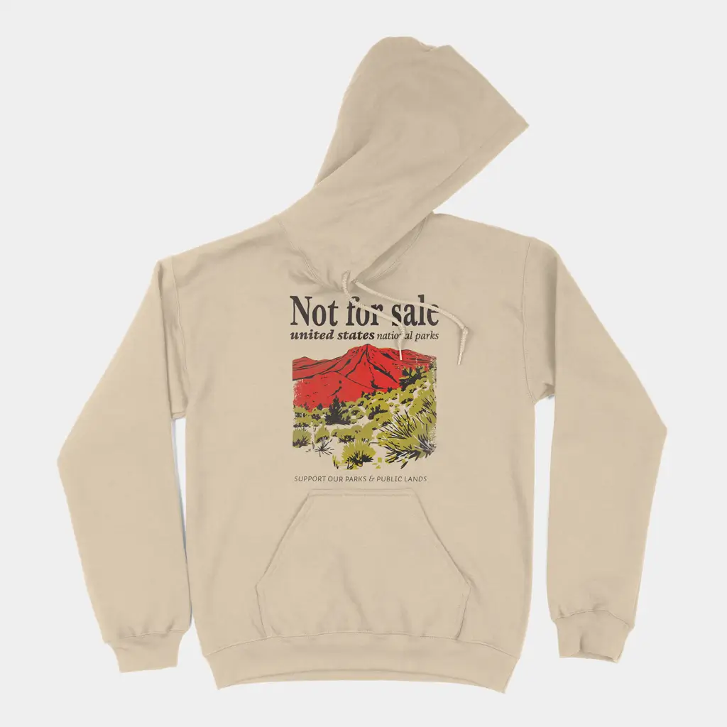 Alternative view of Support Wilderness outdoor Pullover hoodie