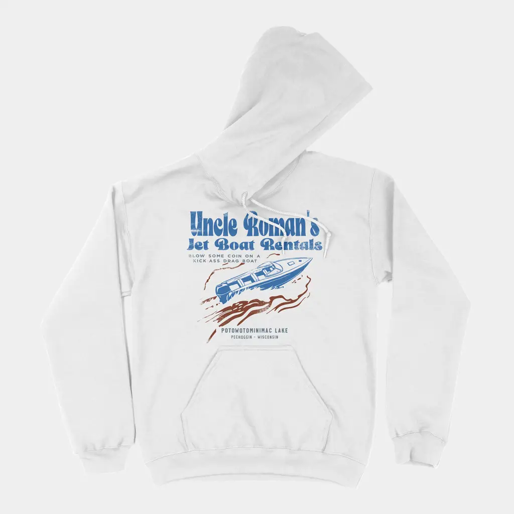 Alternative view of Uncle Roman's Jet Boat Rentals Pullover hoodie