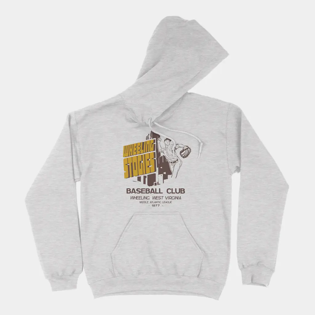 Alternative view of Wheeling Stogies pullover hoodie